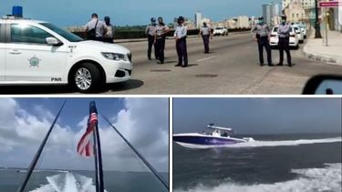 flotilla de exiliados cubanos ya se encuentra frente a cuba y la dictadura militariza el malecon