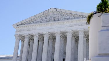 Foto de la Corte Suprema de Estados Unidos en Washington el 1 de julio del 2024. (Foto AP/Mariam Zuhaib)