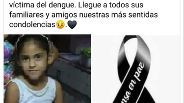 muere una nina en santiago de cuba por dengue hemorragico