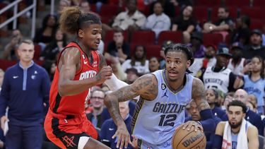 Con 49 puntos de Morant, Grizzlies ganan 129-122 a Rockets