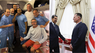 venezuela libera a seis presos estadounidenses tras reunion con enviado de trump