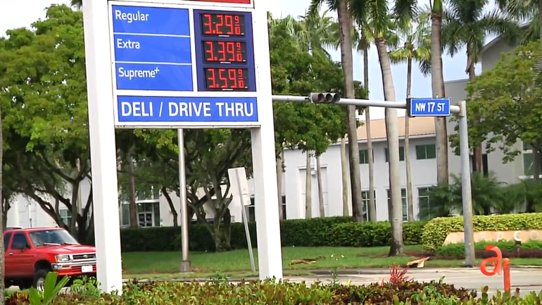 Los precios de la gasolina en Miami en su precio más alto desde 2014
