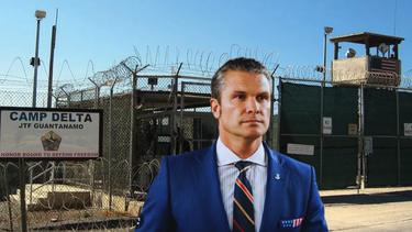 el secretario de defensa de eeuu, pete hegseth  viaja a la base naval de guantanamo