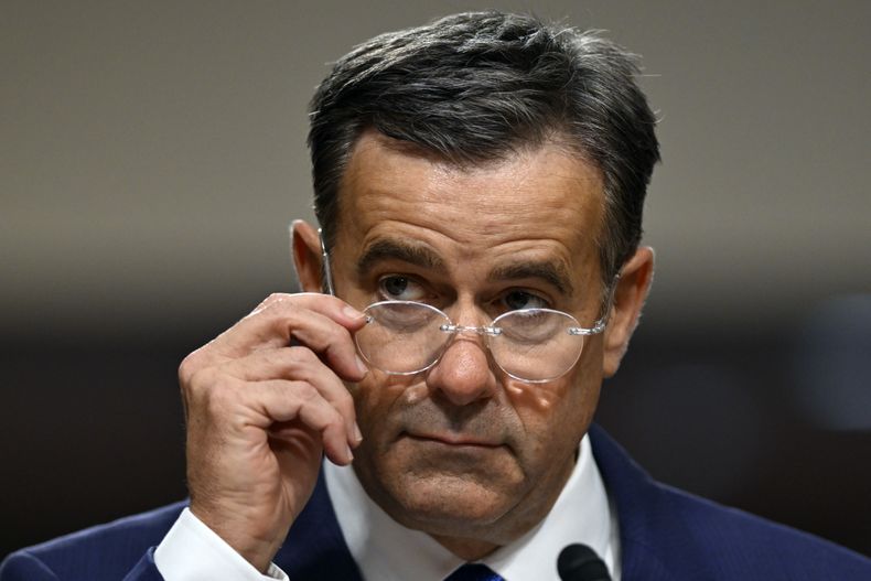 El nominado por el presidente Donald Trump para ser director de la CIA, John Ratcliffe, en el Congreso en Washington el 22 de enero del 2025. (AP foto/John McDonnell)