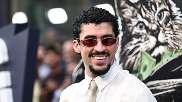 ARCHIVO - Benito Antonio Martinez Ocasio (alias Bad Bunny) aparece en el estreno de Caught Stealing en Nueva York el 26 de agosto de 2025. (Foto Evan Agostini/Invision/AP, archivo)