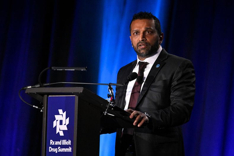 El director del FBI Kash Patel en una conferencia en Nashville, Tennessee, el 8 de abril del 2026. (AP foto/John Amis)