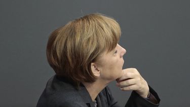 americateve | La canciller alemana Angela Merkel en el debate sobre el presupuesto alem&aacute;n del 2014 en Berl&iacute;n el martes8 de abril del 2014. (Foto AP/Markus Schreiber)