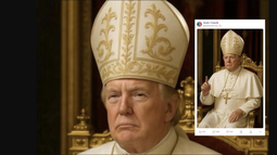 trump se vuelve viral tras publicar una imagen generada por ia en la que aparece como el papa