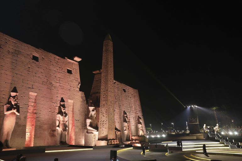 Egipto devela antigua Avenida de las Esfinges renovada