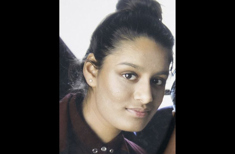 ARCHIVO - Foto sin fecha de Shamima Begum, una británica que viajó a Siria en 2015 cuando era adolescente para unirse al grupo extremista Estado Islámico. En 2019, el gobierno británico le revocó la ciudadanía. (PA vía AP, Archivo)