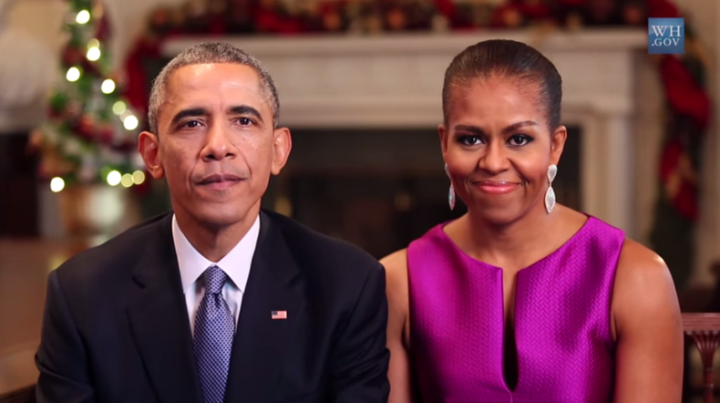 Obama navidad Michelle