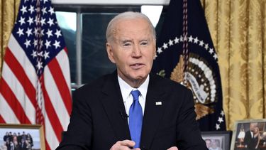 El presidente Joe Biden pronuncia su discurso de despedida desde la Oficina Oval de la Casa Blanca, el miércoles 15 de enero de 2025, en Washington. (Mandel Ngan/Pool vía AP)