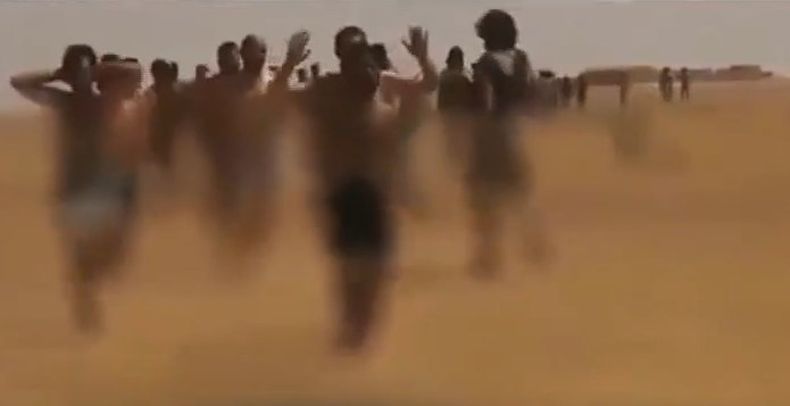 En el mismo se refleja una masacre perpetrada en el norte de Siria durante una exitosa ofensiva en la que tomaron pueblos Kurdos.