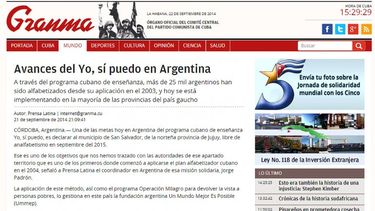 americateve | Se denomina "Yo, sí puedo" y está en vigencia en el país desde 2004. En el plan, creado en 2001, trabajan "facilitadores" argentinos. En Nicaragua dicen que la iniciativa busca "el socialismo y la liberación para el resto de los p