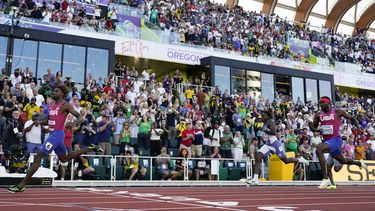 Ogando, 5to en 200 metros del Mundial; EUA hace 1-2-3