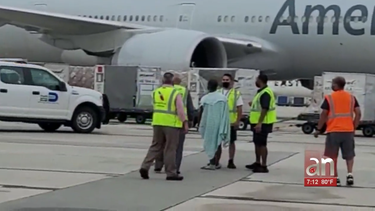bajo arresto hombre que salto la cerca del aeropuerto de miami