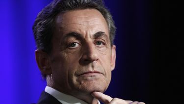 El expresidente francés Nicolas Sarkozy en Asnieres, en las afueras de París, el 24 de marzo del 2015. (AP foto/Thibault Camus)
