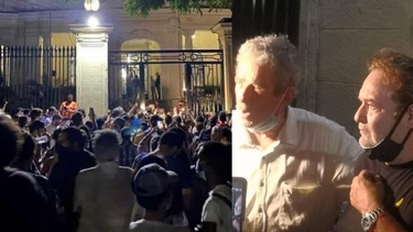 continua la protesta frente al ministerio de cultura; perugorria y fernando perez presentes; posible reunion con fernando rojas