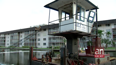 colapsa grua sobre edificio en sunny isles beach