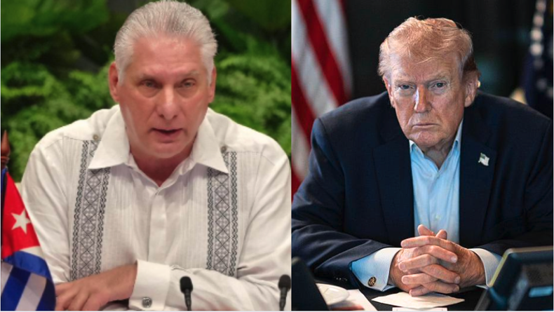 Diaz Canel Trump