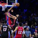 Sin Harden y Embiid, los 76ers derrotan 113-106 al Heat