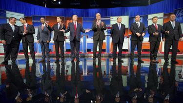 jeb bush y donald trump dominan el enfrentamiento en el debate republicano