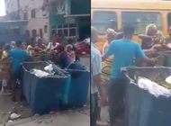 miren el hambre que hay en este pais: graban a ancianos hurgando en la basura