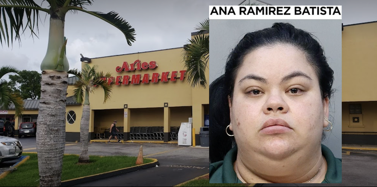 Tras las rejas mujer cubana por robar junto a su esposo raspaditos de la Lotería de la Florida en supermercado de Hialeah