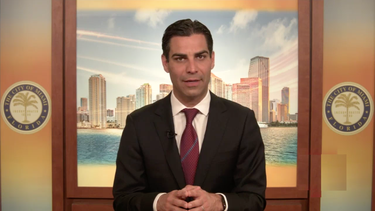 alcaldes de  miami, y senador de florida, en cuarentena por coronavirus