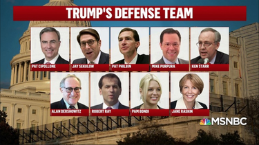 el equipo legal de trump acusa a los democratas de montar un teatro politico con el impeachment