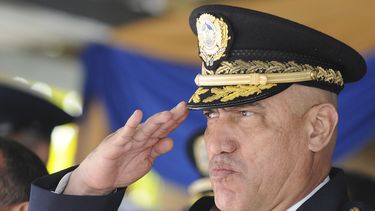 americateve | Fotograf&iacute;a de archivo del 21 de diciembre de 2012 del jefe de la polic&iacute;a de Honduras, el general Juan Carlos "El Tigre" Bonilla, durante un acto p&uacute;blico en Tegucigalpa, Honduras. (Foto AP/Fernando Antonio, Archivo)