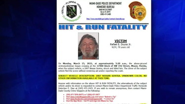 anciano asesinado en atropello y fuga en el suroeste de miami-dade