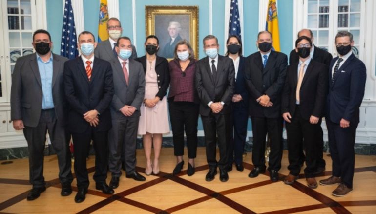EEUU pide al Gobierno venezolano regresar a la mesa de negociación en México