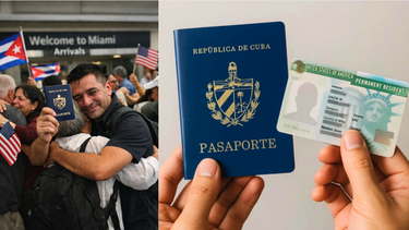 colapso migratorio: aprobacion de green card para cubanos cae 99.8% bajo trump