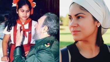 jenny sotolongo explica su foto con fidel castro: no fue una decision politica tomada por una adulta