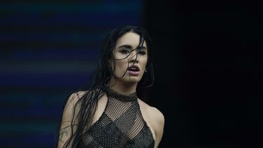 La cantante argentina Lali Esposito durante su concierto en el Festival Tecate Emblema en la Ciudad de México el sábado 18 de mayo de 2024. (Foto AP/Aurea Del Rosario)