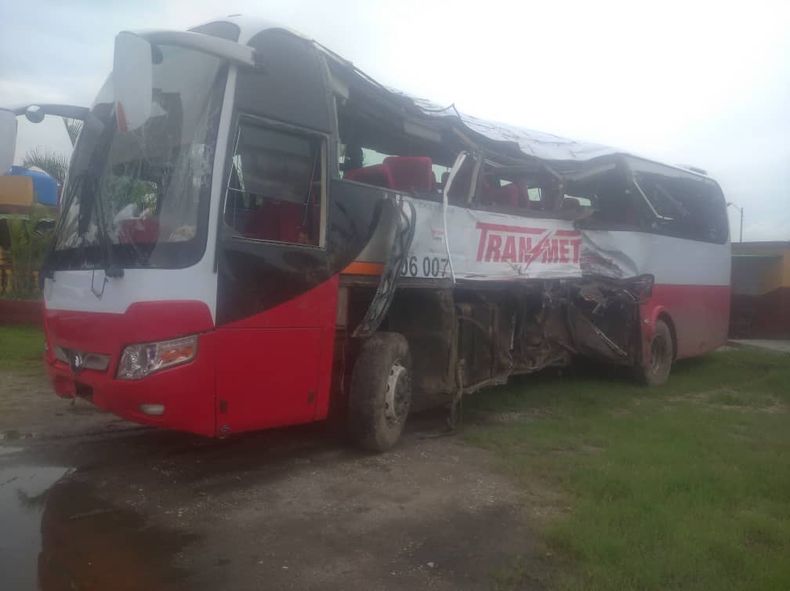 El accidente ocurrió en Cienfuegos, al centro sur de Cuba. (Cortesía)&nbsp;