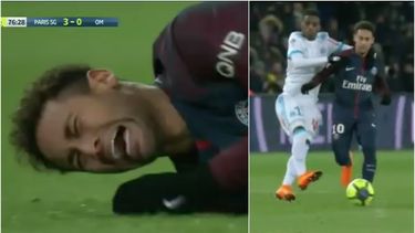 la fuerte lesion de neymar que lo dejaria fuera del juego contra el real madrid