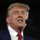 El expresidente Donald Trump habla en un mitin de campaña el 1 de mayo de 2024 en Waukesha, Wisconsin. (Foto AP/Morry Gash, Archivo)