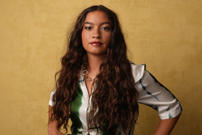 Sydney Agudong posa para un retrato para promocionar Lilo & Stitch durante la Comic-Con International el viernes 25 de julio de 2025, en San Diego. (Foto AP/Chris Pizzello)