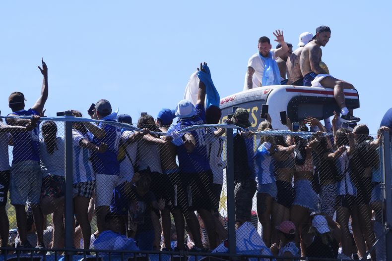 DEP-FUT MUNDIAL-ARGENTINA-REGRESO