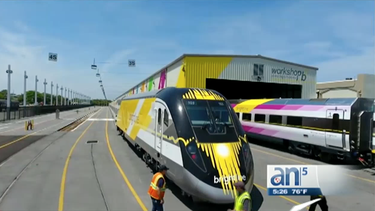 el sistema de trenes brighline comienza sus operaciones en la fase ft.lauderdale y palm beach