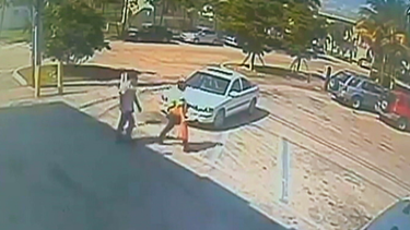 violento atraco en miami beach