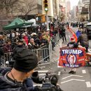 Protestas en apoyo a Trump frente a los juzgados en New York