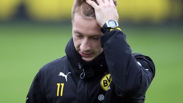 americateve | El jugador de Borussia Dortmund, Marco Reus, participa en un entrenamiento el jueves, 18 de diciembre de 2014, en Dortmund, Alemania. (AP Photo/dpa, Friso Gentsch)