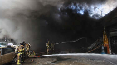incendio permitio la captura de un ladron