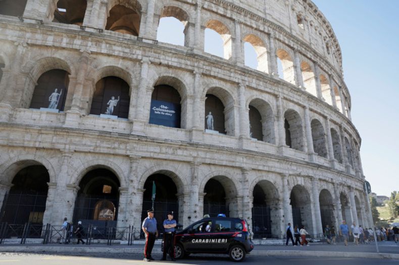El Coliseo en Roma el 23 de septiembre del 2026. (Cecilia Fabiano/LaPresse via AP)