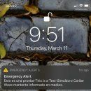 El NMEAD confirma falla con alertas de emergencia a celulares durante el Caribe Wave 2023