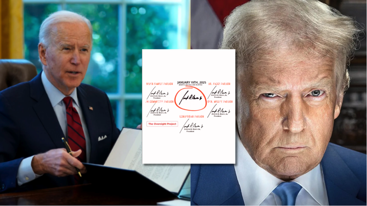 Trump: los indultos de Biden son nulos, vacíos y sin vigor por estar ...