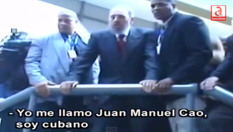 Juan Manuel Cao hizo enojar al dictador Fidel Castro en Argentina en el año 2006. Fue la última cumbre del dictador.